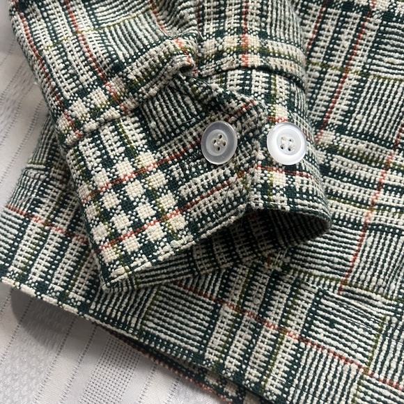 Vintage Ratner USA Men’s Tan Tartan Plaid Blazer Jacket Sport Coat Preppy 70s - Picture 6 of 11